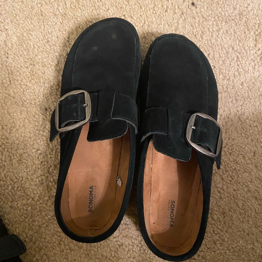 Sonoma Black women Shoes with Buckle